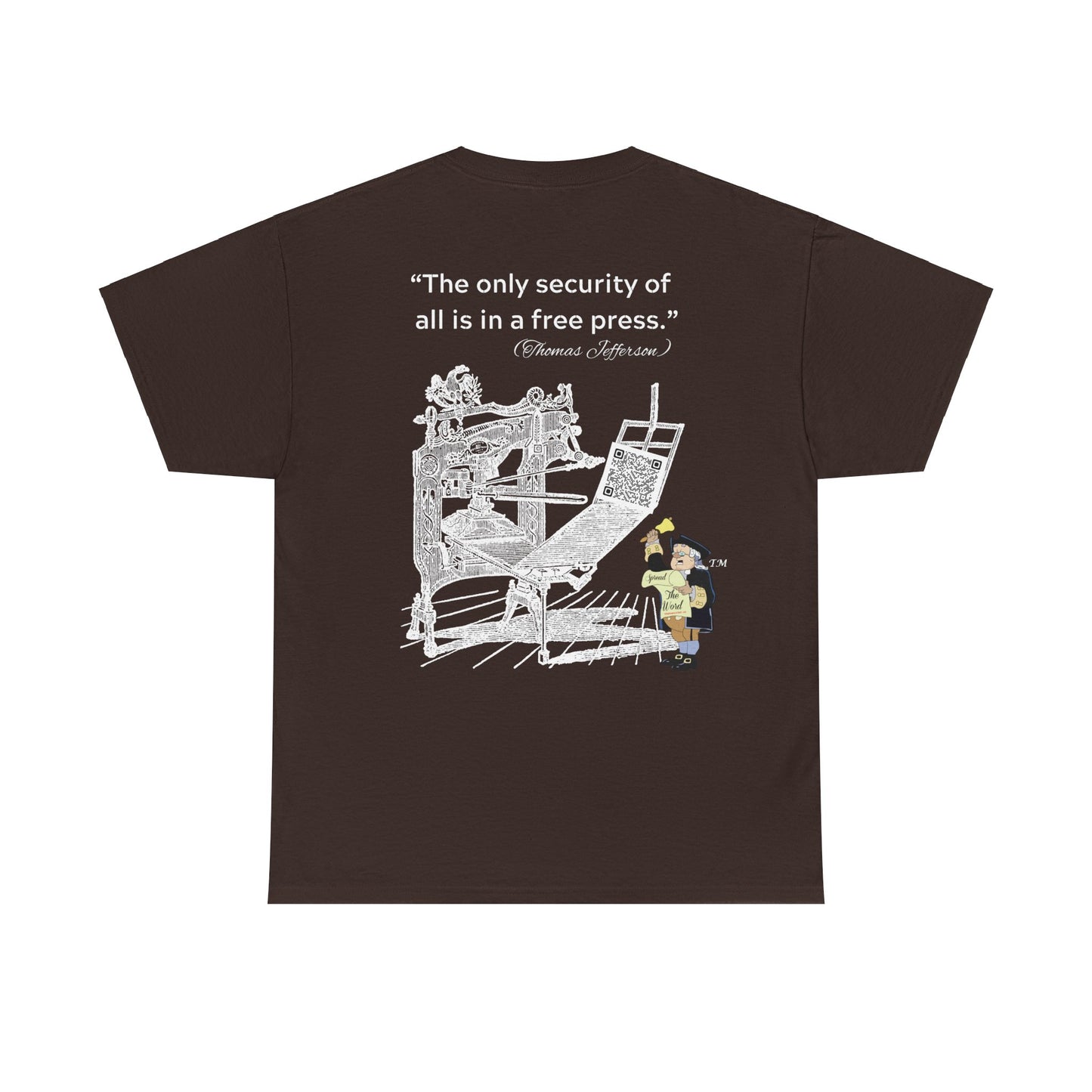 Freedom of Free Press Unisex Heavy Cotton Tee