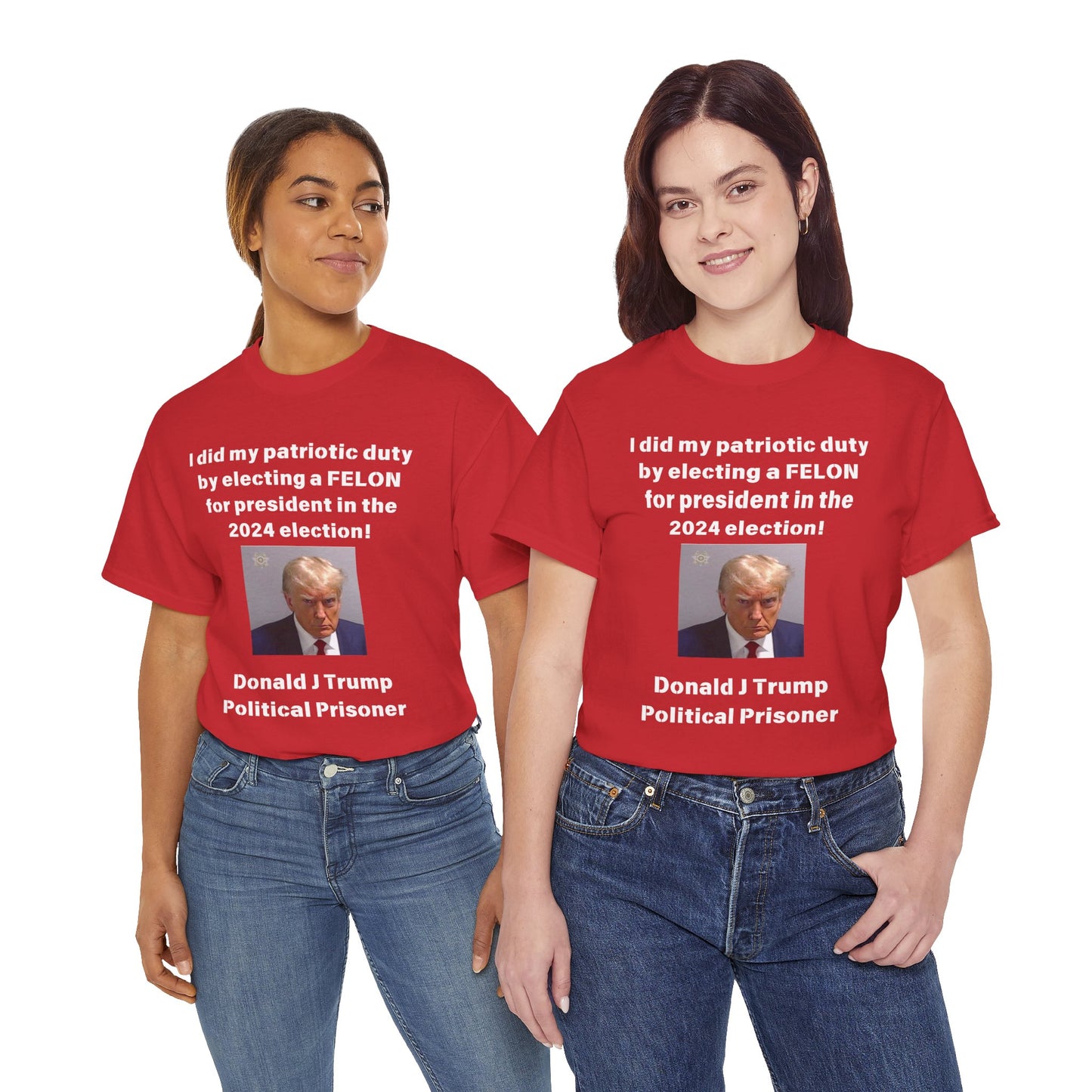 Felon for President! Unisex Heavy Cotton Tee