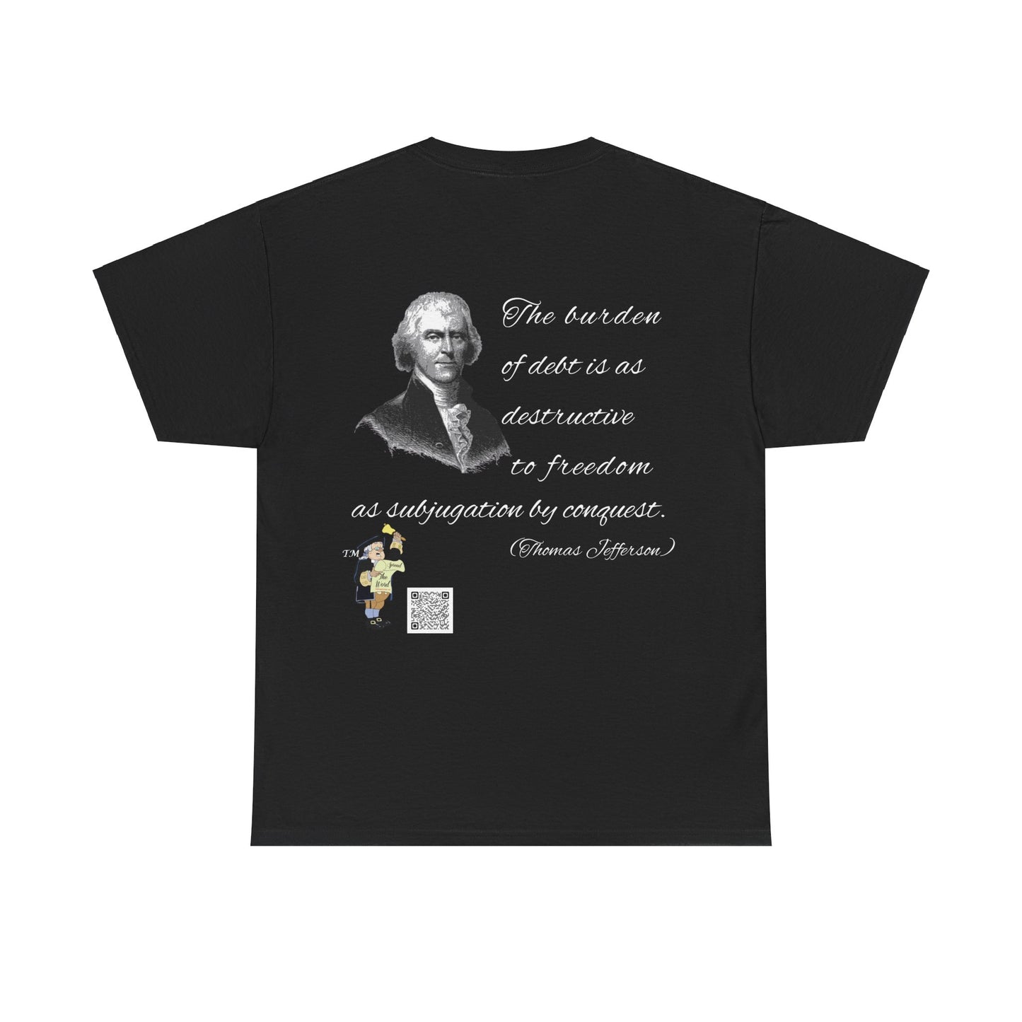 Thomas Jefferson Unisex Heavy Cotton Tee