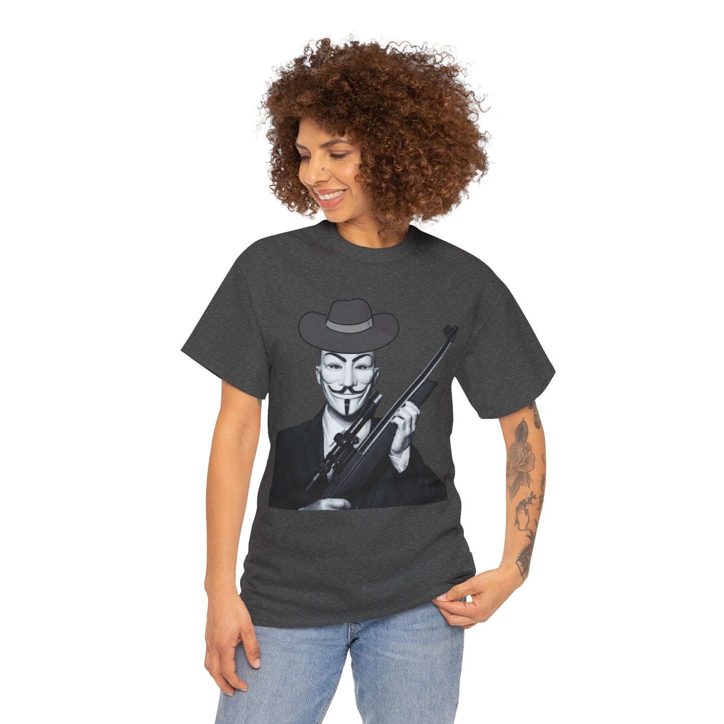 Guy Fawkes Unisex Heavy Cotton Tee