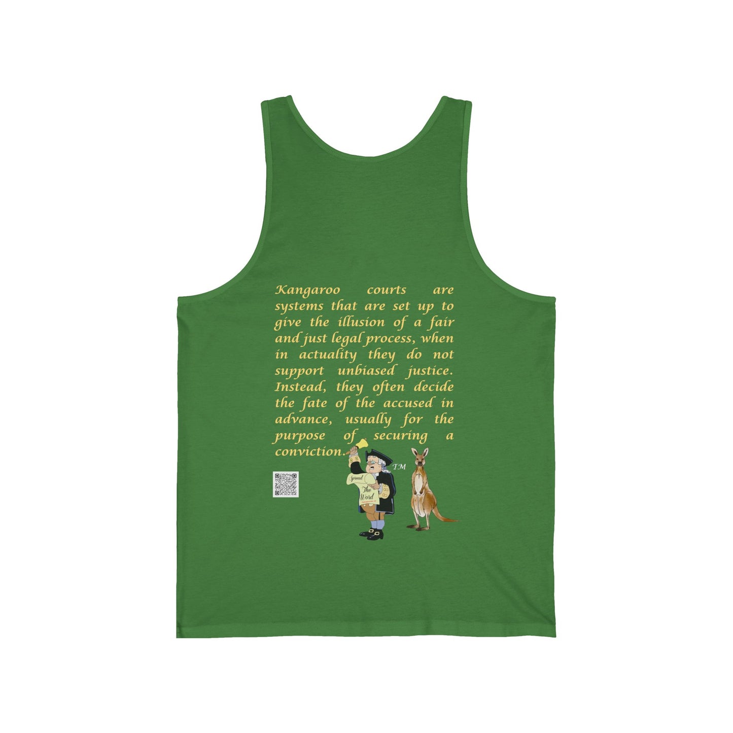 Kangaroo Court Unisex Jersey Tank