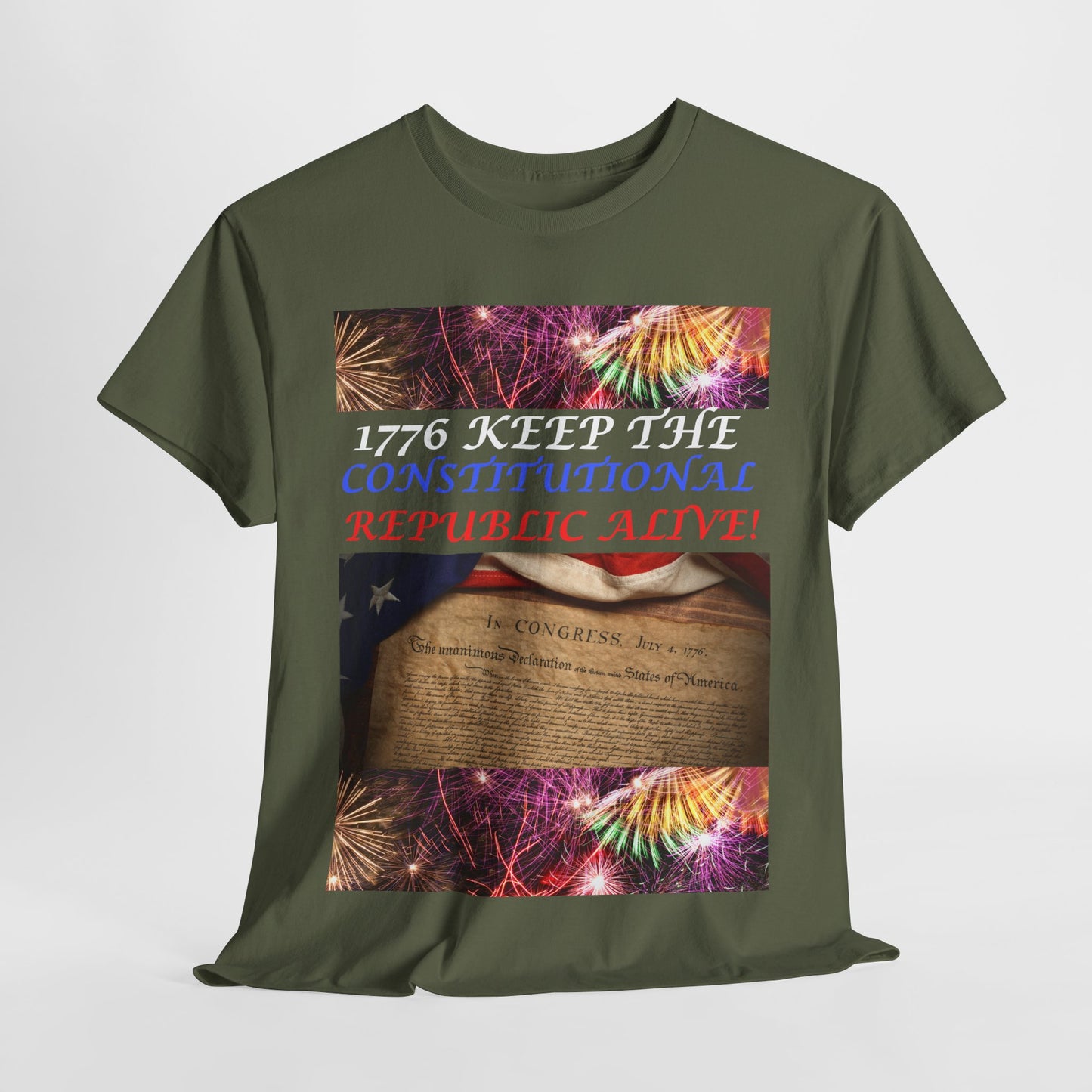 4th of July All Year Long! Unisex Heavy Cotton Tee