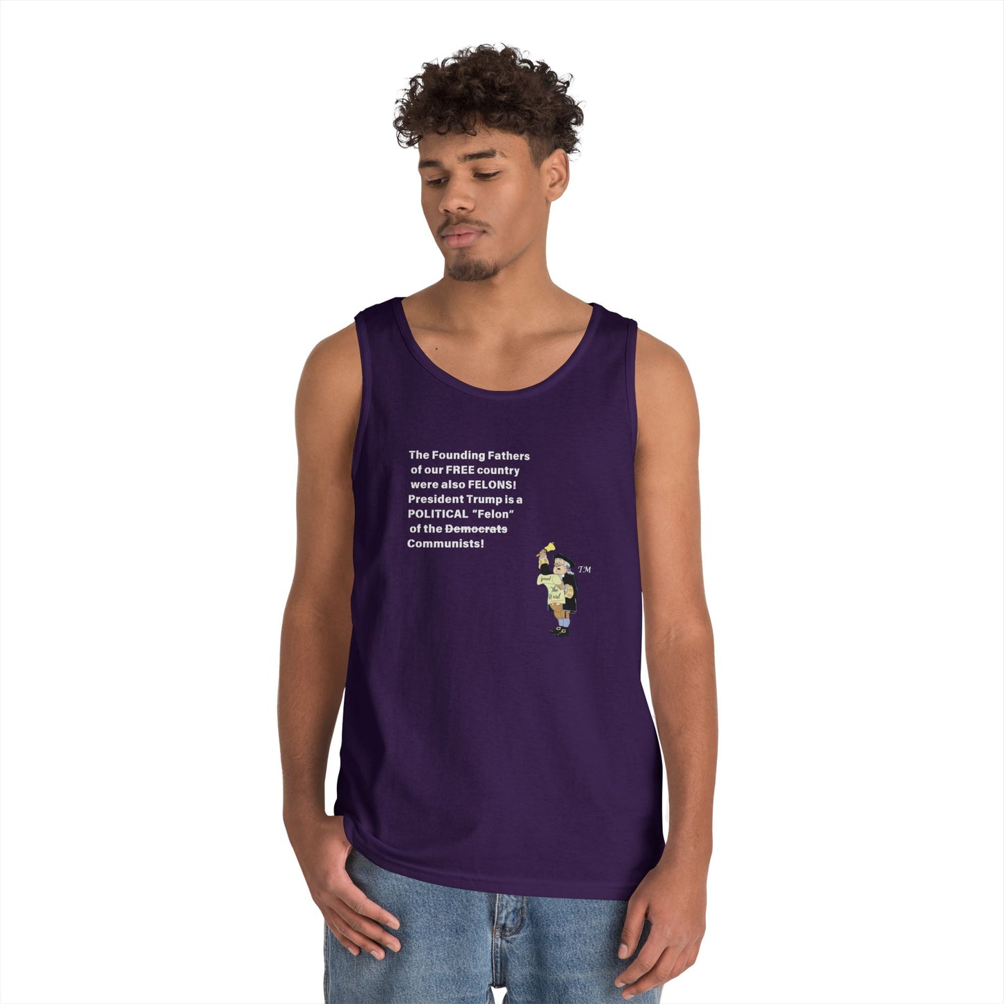 Founding Felons Tank Top - Unisex Heavy Cotton Style