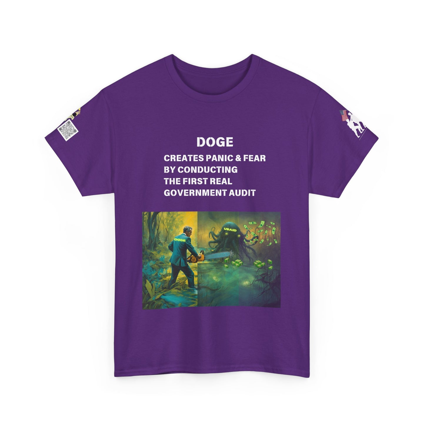DOGE PANIC MONEY IN DC! Unisex Heavy Cotton Tee