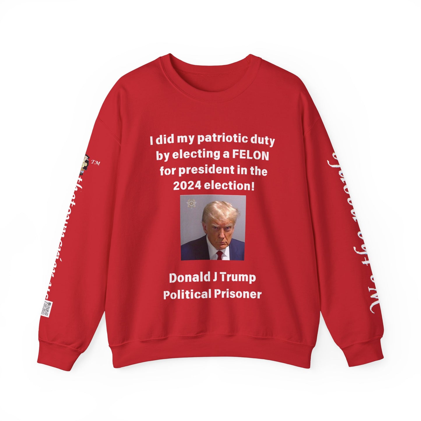 Felon for President! Unisex Heavy Blend™ Crewneck Sweatshirt