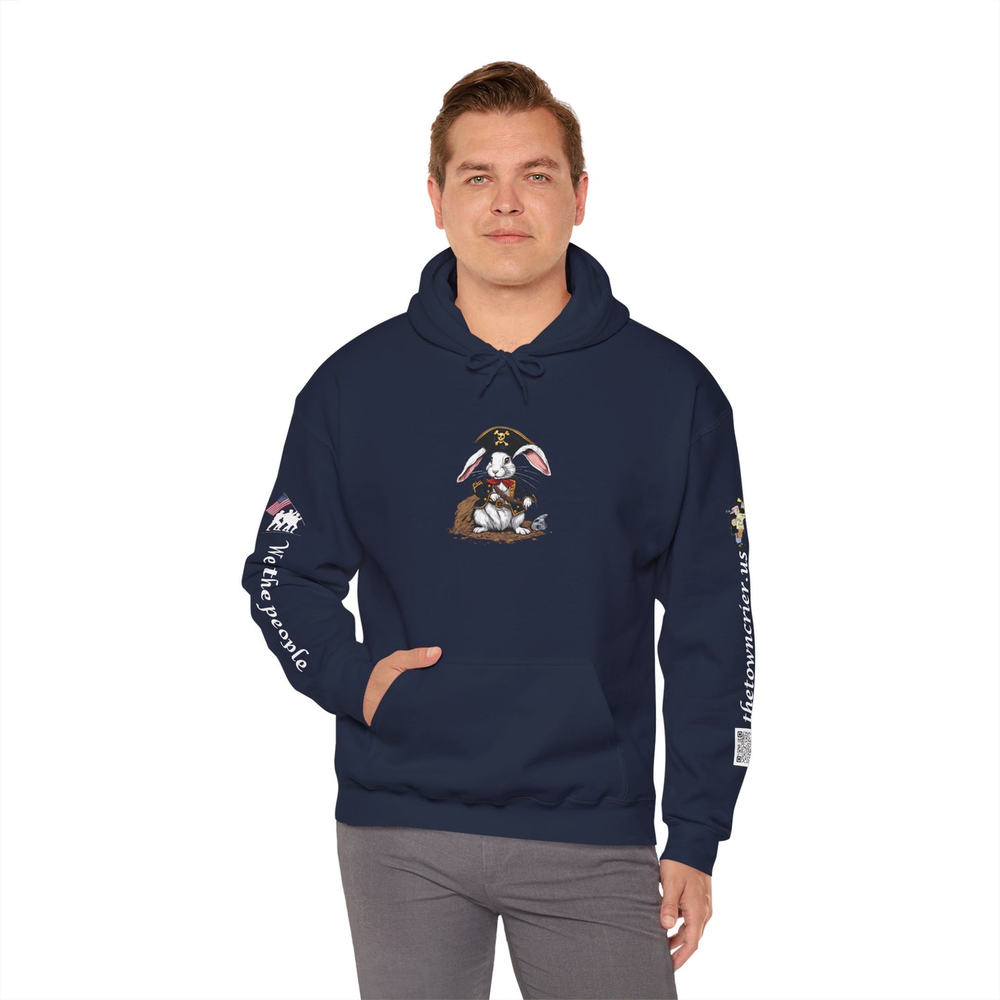 Pirate Bunny Unisex Heavy Blend™ Hooded Sweatshirt