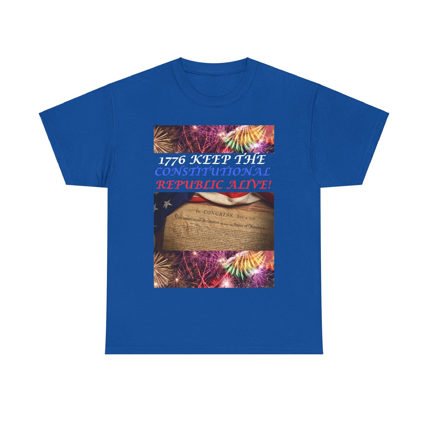 4th of July All Year Long! Unisex Heavy Cotton Tee