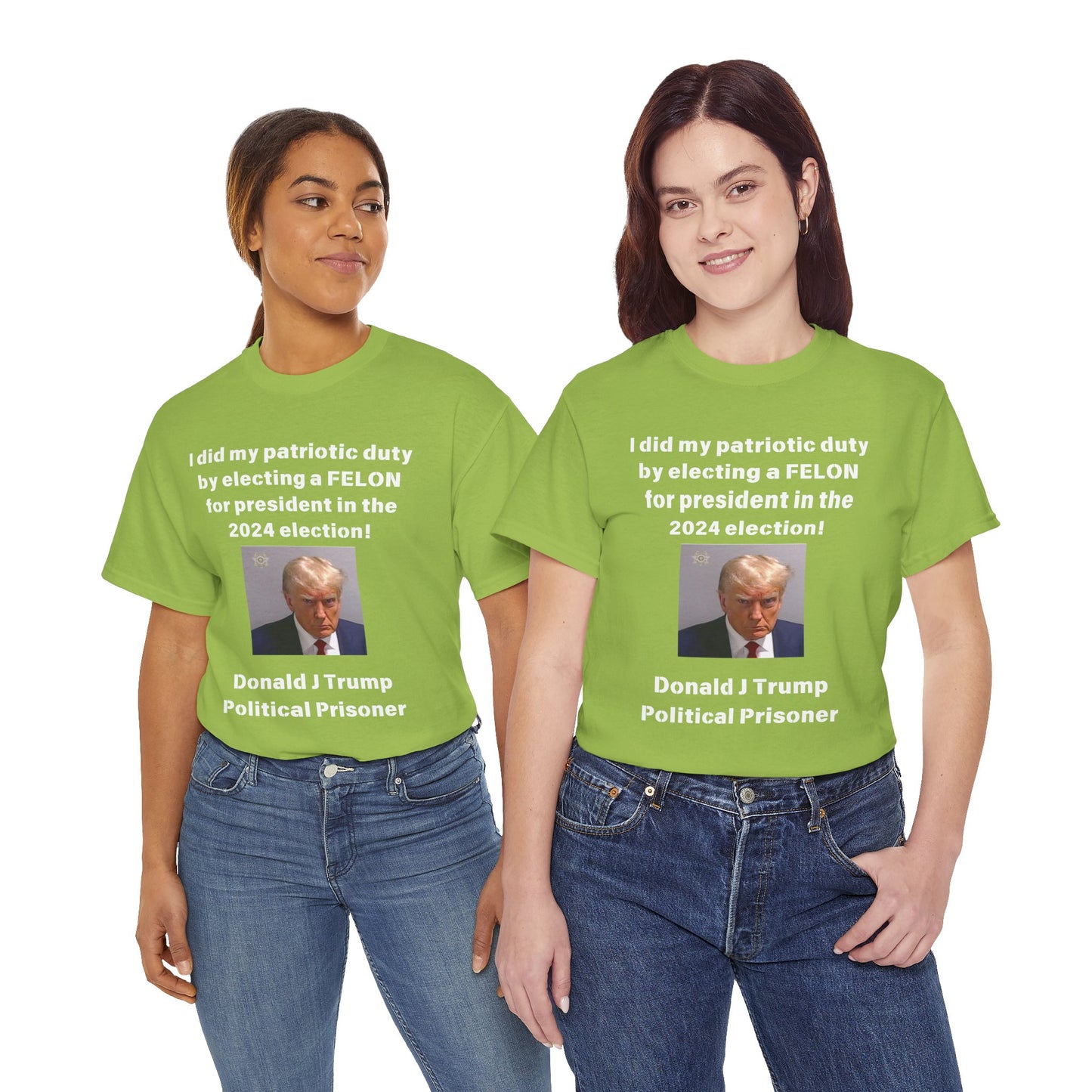 Felon for President! Unisex Heavy Cotton Tee