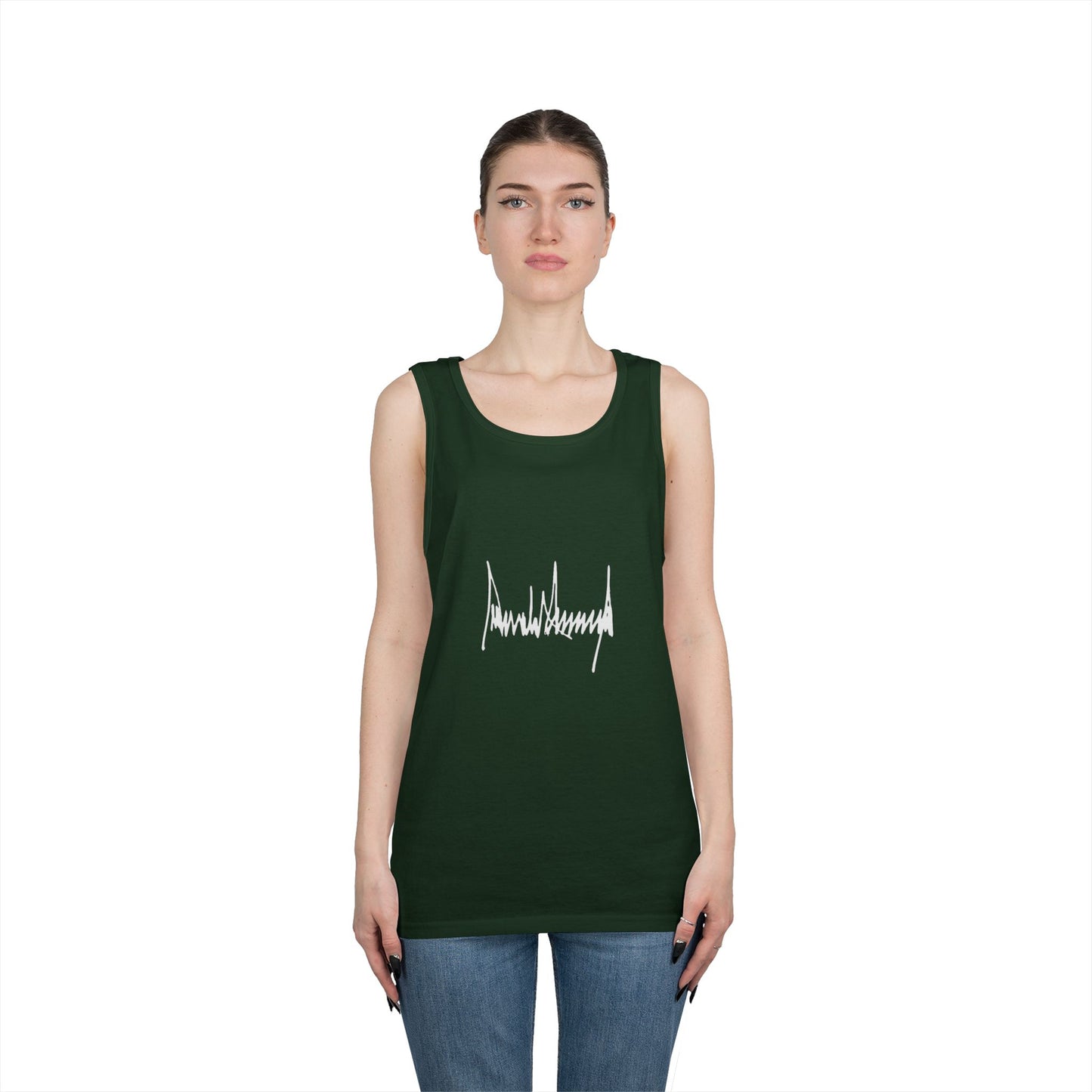 Coming for You! Unisex Heavy Cotton Tank Top - Bold Graphic Design for Statement Style