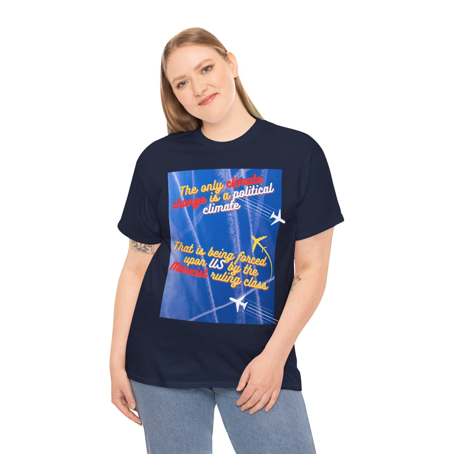 Climate Change Unisex Heavy Cotton Tee