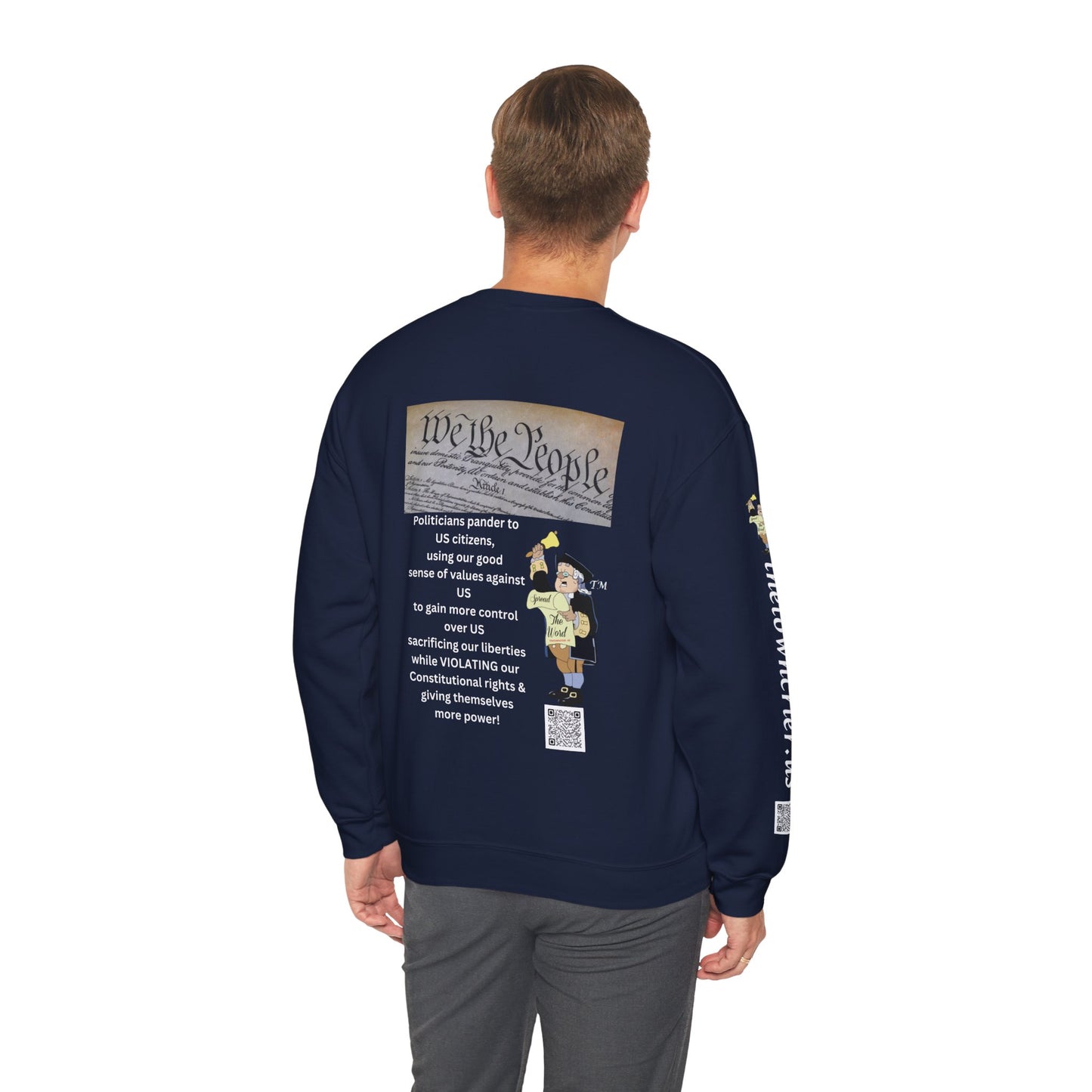 Politician pandering! Unisex Heavy Blend™ Crewneck Sweatshirt