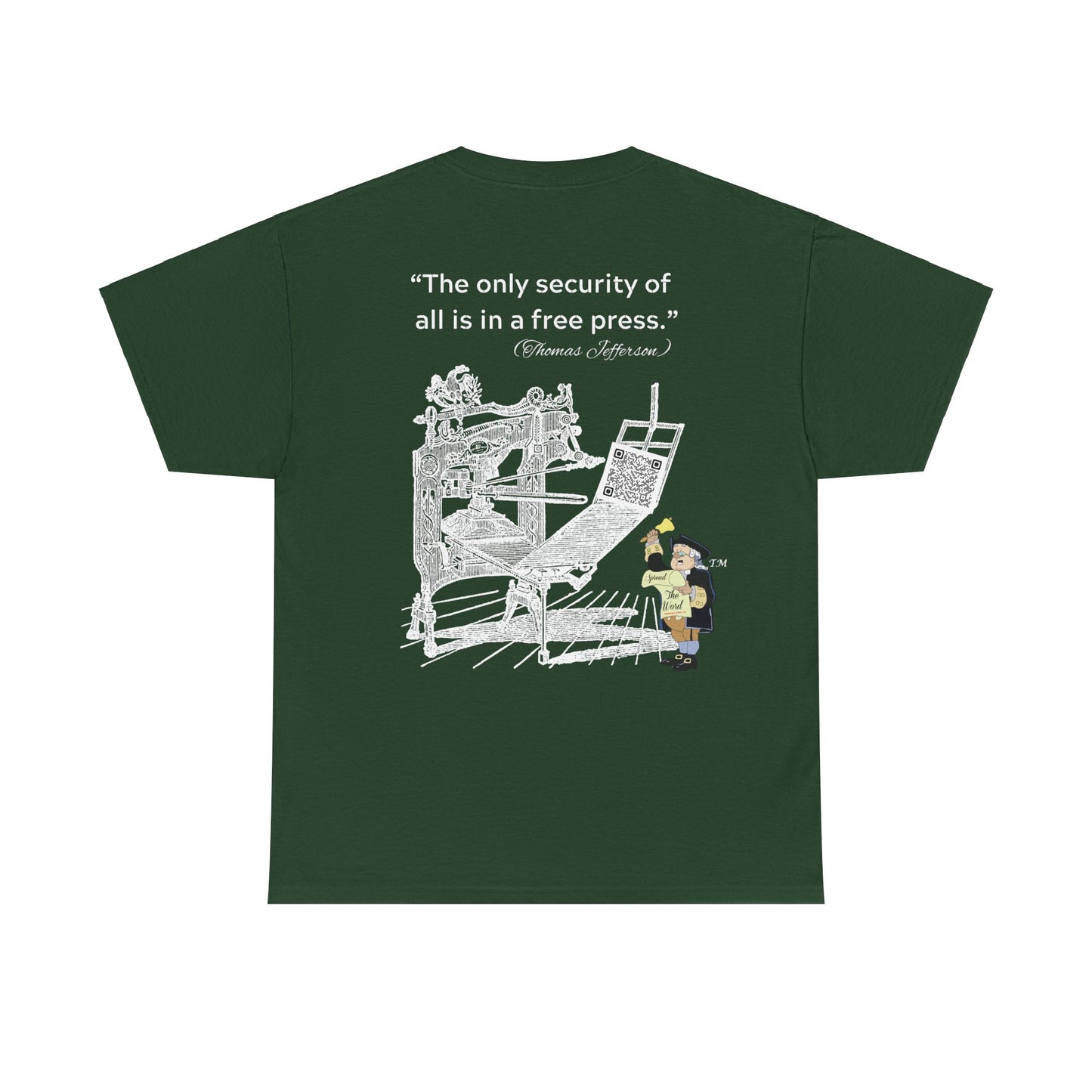 Freedom of Free Press Unisex Heavy Cotton Tee