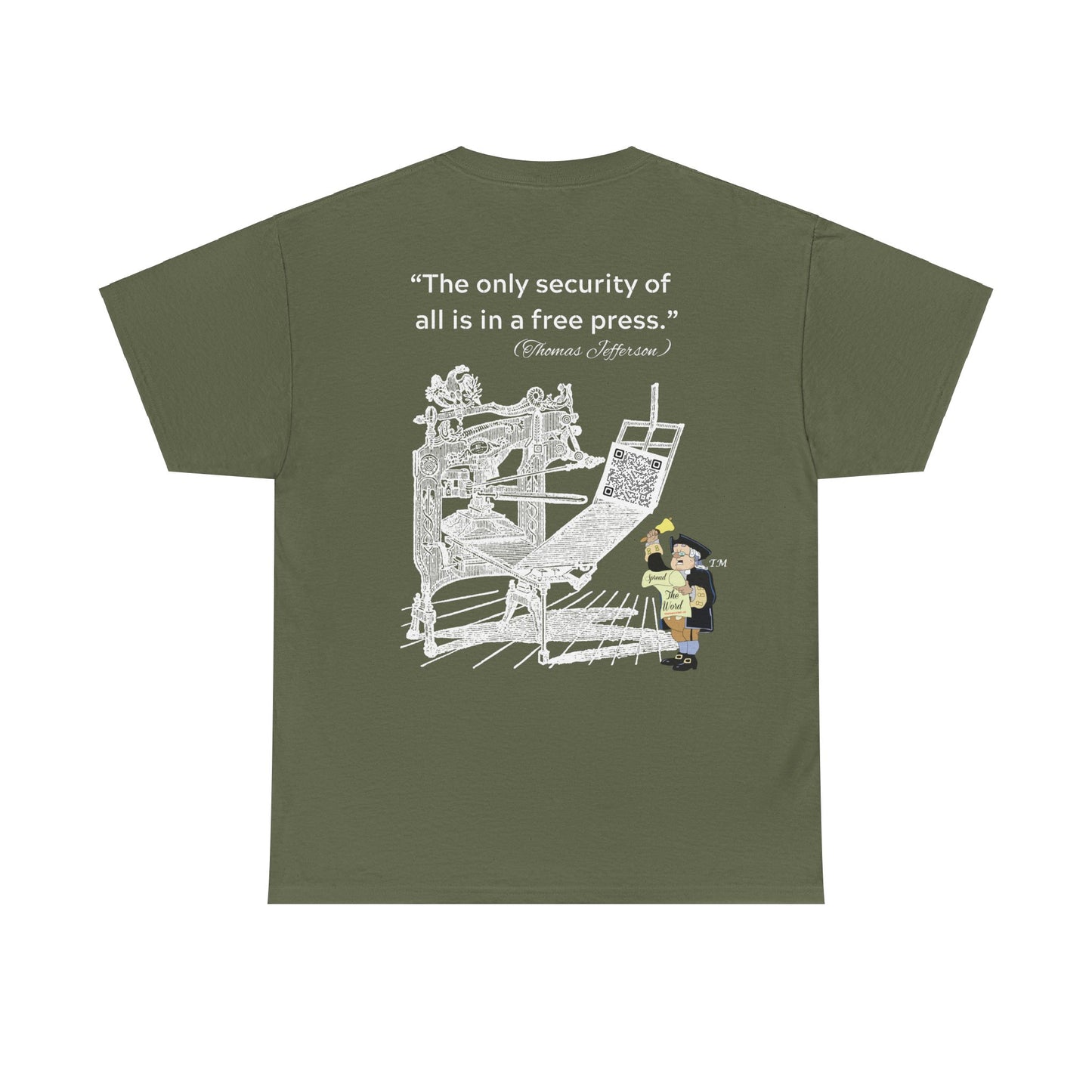 Freedom of Free Press Unisex Heavy Cotton Tee