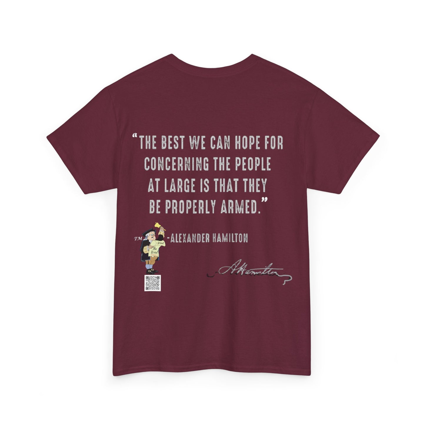 Alexander Hamilton Founding Father series Unisex Heavy Cotton Tee