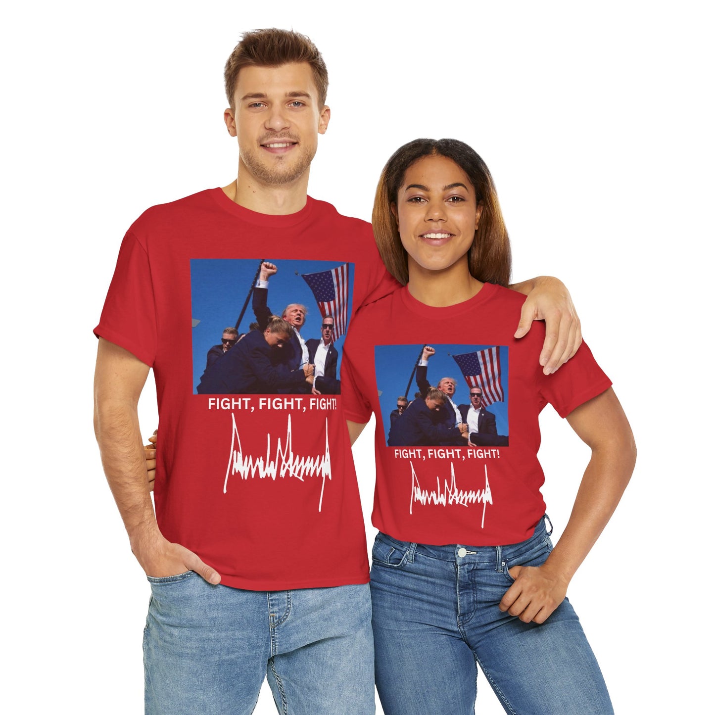An Attack on US All Unisex Heavy Cotton Tee