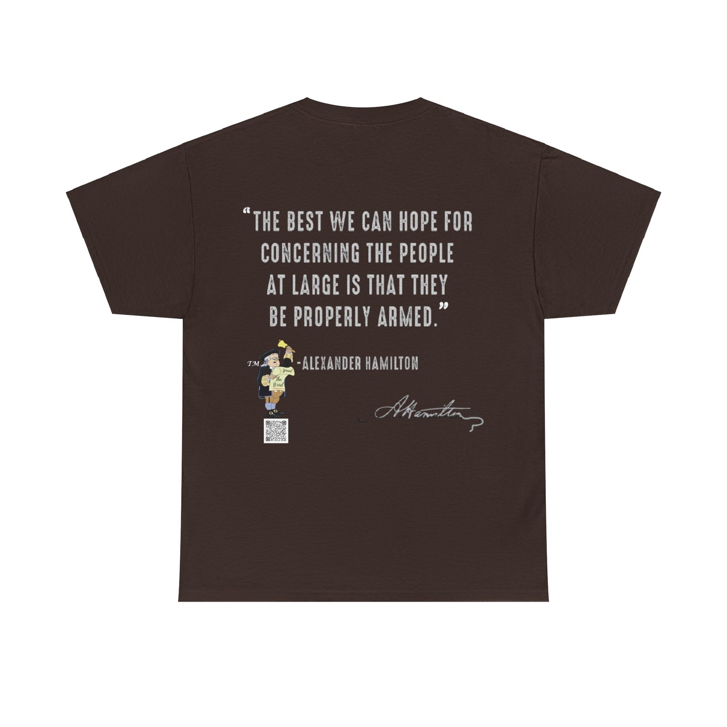 Alexander Hamilton Founding Father series Unisex Heavy Cotton Tee