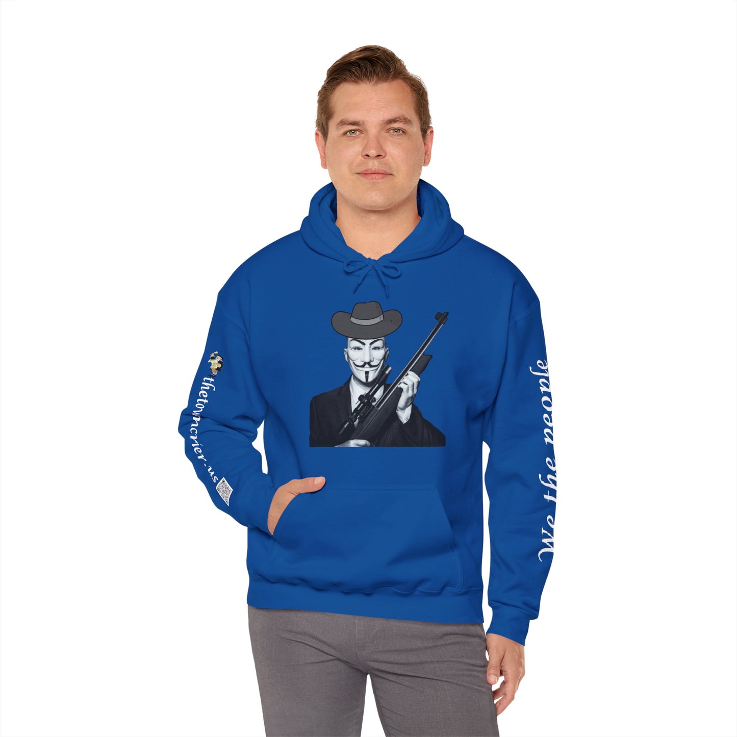 Guy Fawkes Hoodie Unisex Heavy Blend™ Hooded Sweatshirt