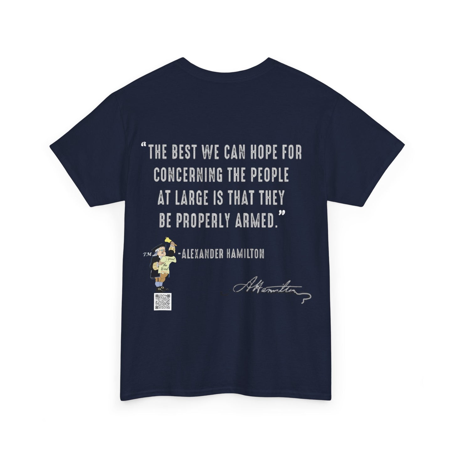 Alexander Hamilton Founding Father series Unisex Heavy Cotton Tee