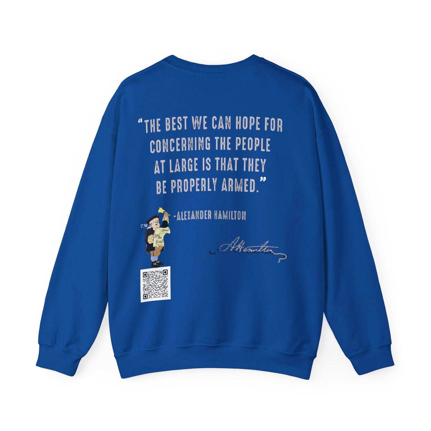 Alexander Hamilton Founding Father series, Unisex Heavy Blend™ Crewneck Sweatshirt