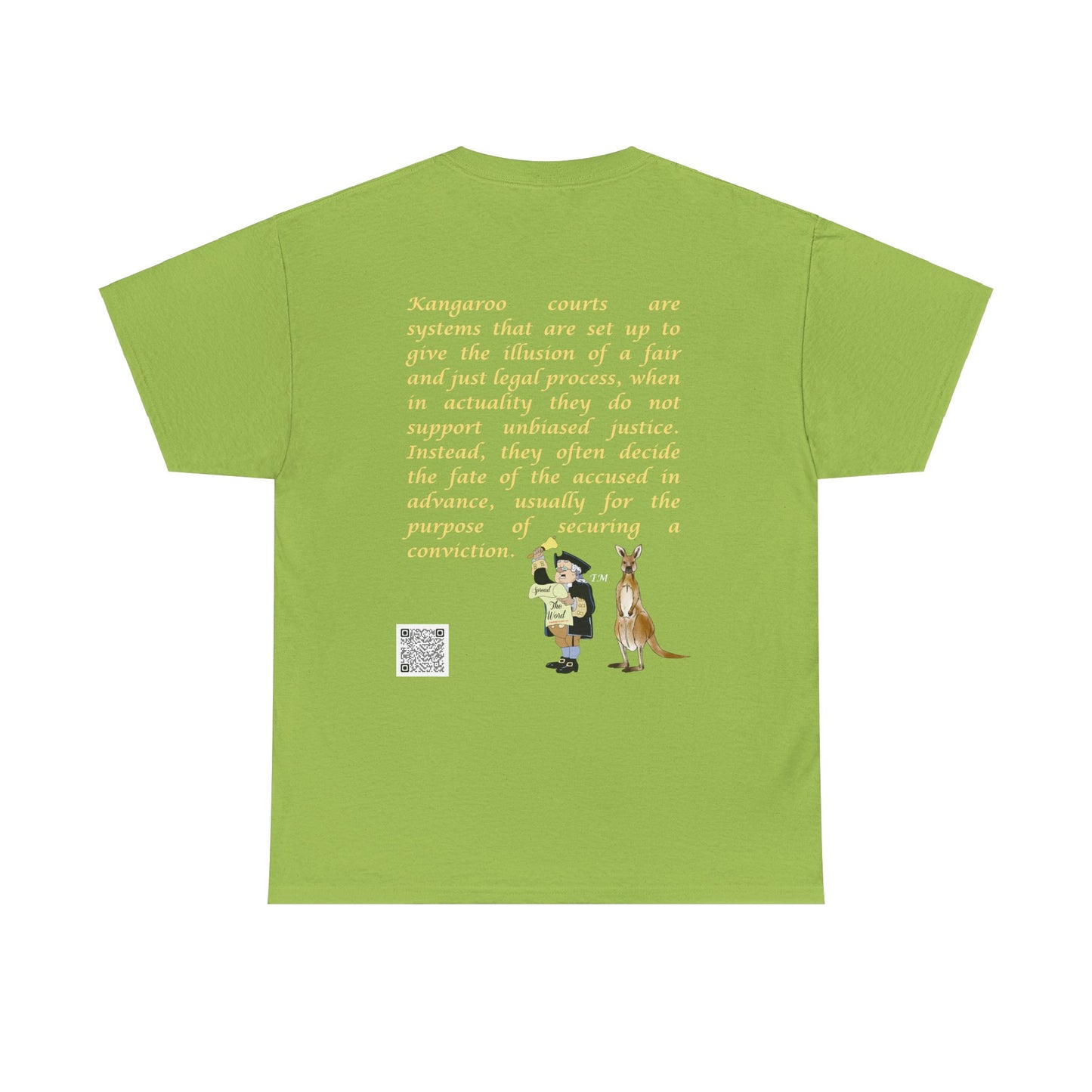 Kangaroo Court Unisex Heavy Cotton Tee
