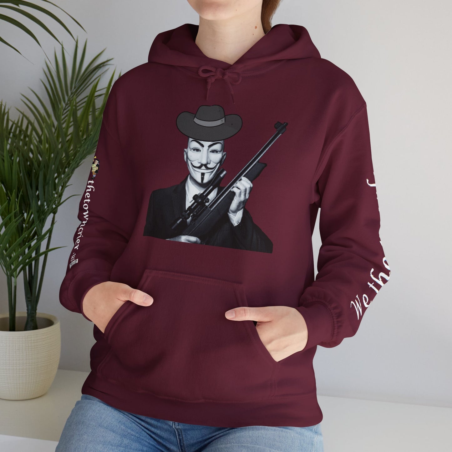 Guy Fawkes Hoodie Unisex Heavy Blend™ Hooded Sweatshirt