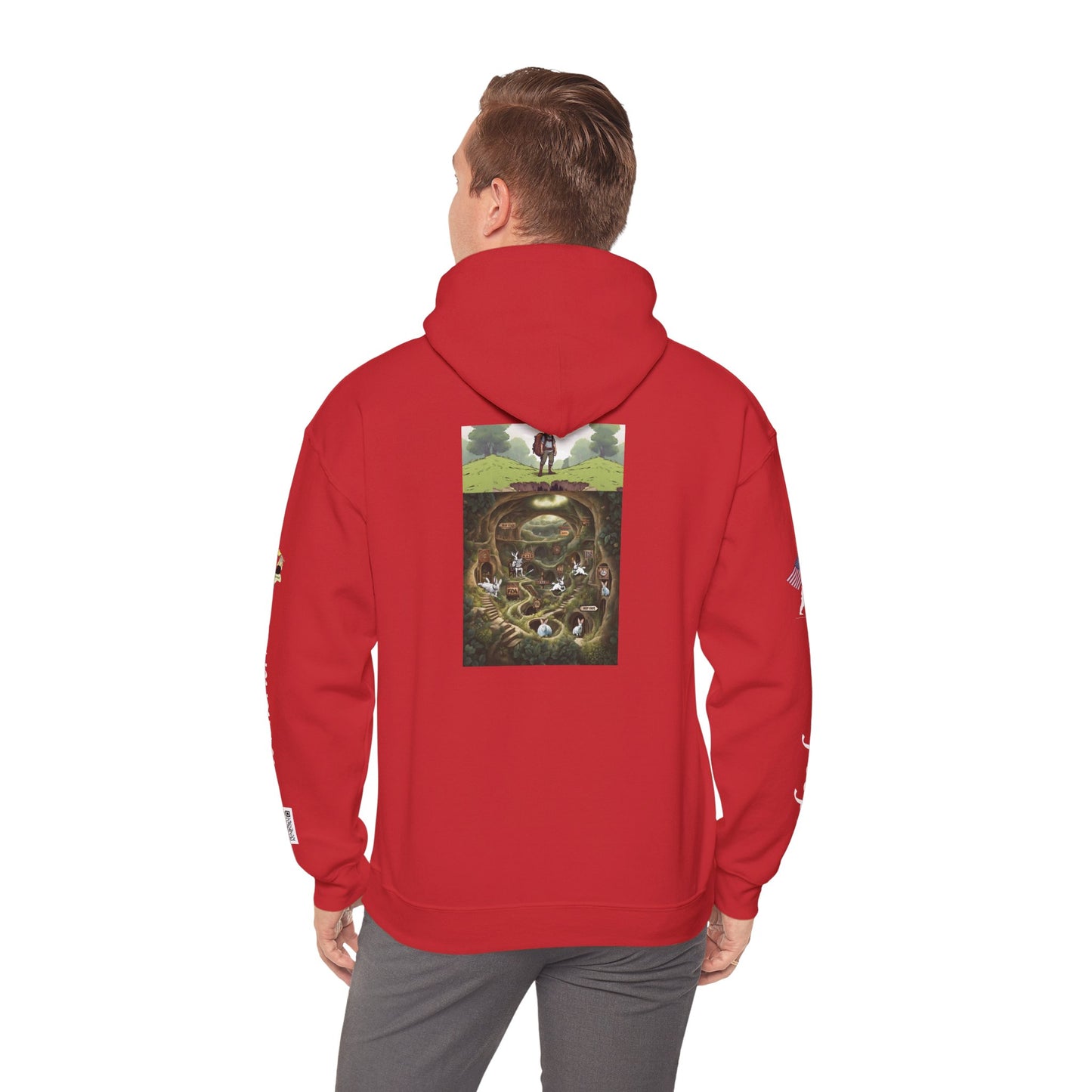 Pirate Bunny Unisex Heavy Blend™ Hooded Sweatshirt