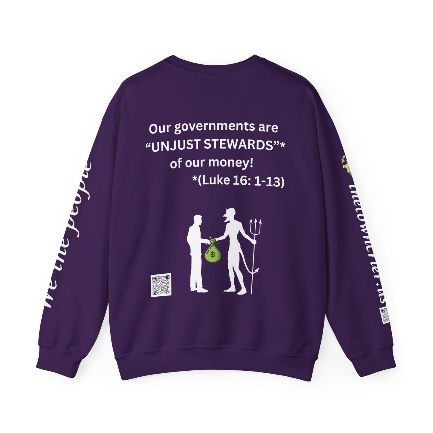 Unjust Stewards Unisex Heavy Blend™ Crewneck Sweatshirt