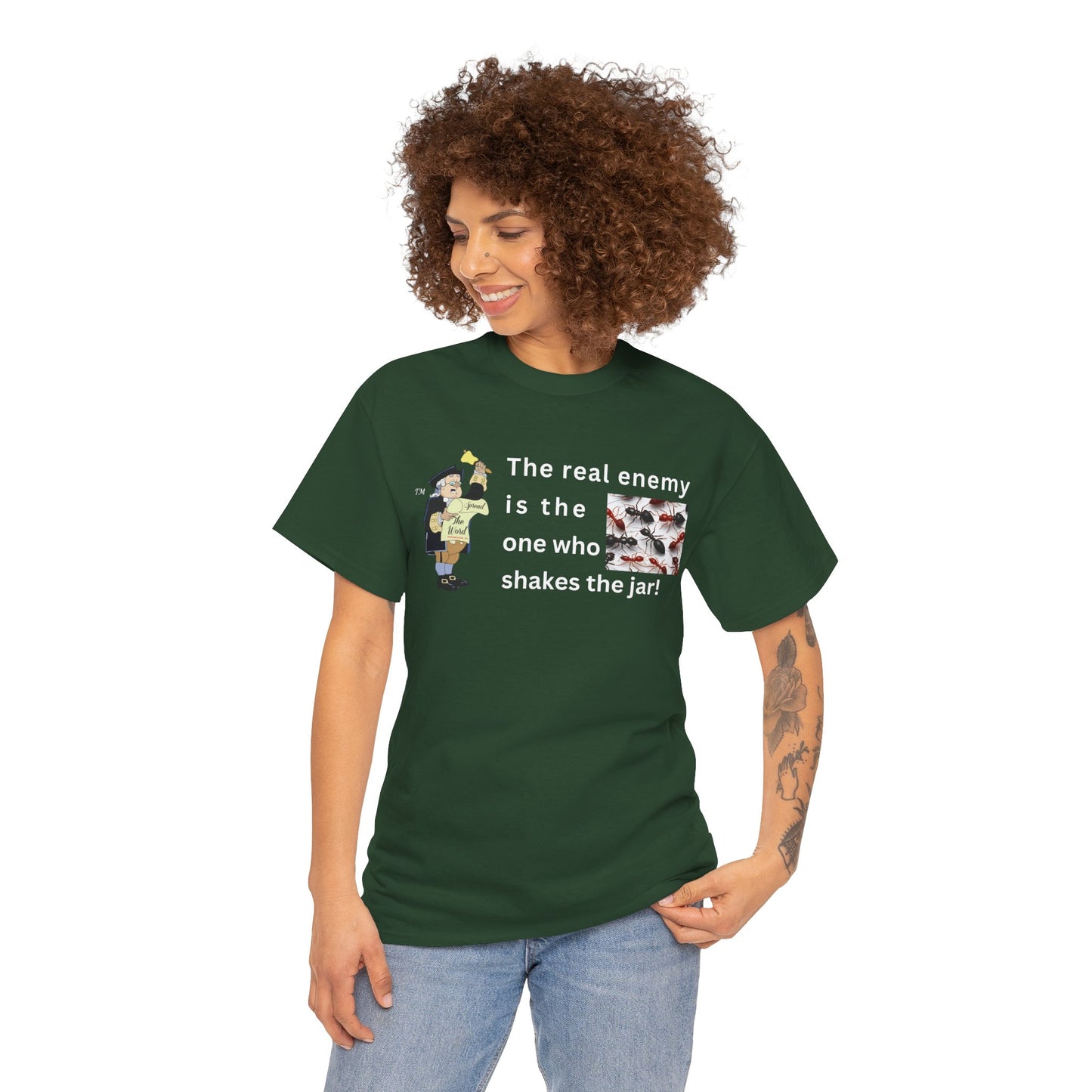 Who shook the Jar? Unisex Heavy Cotton Tee