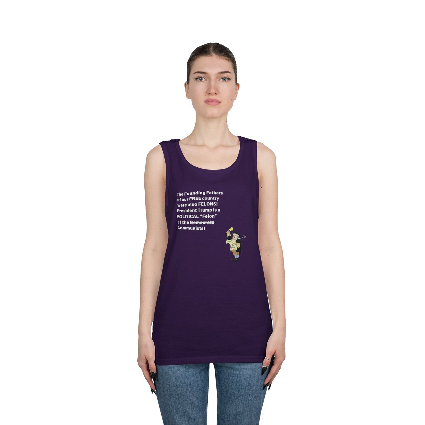 Founding Felons Tank Top - Unisex Heavy Cotton Style
