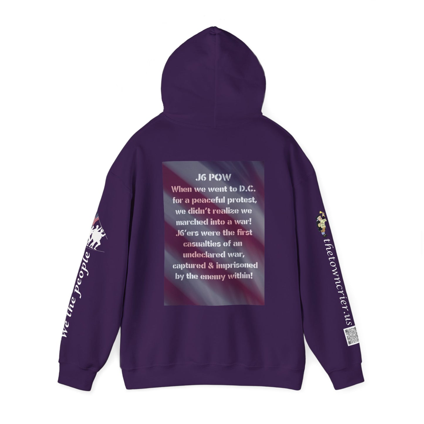 J6 POW DC. Unisex Heavy Blend™ Hooded Sweatshirt