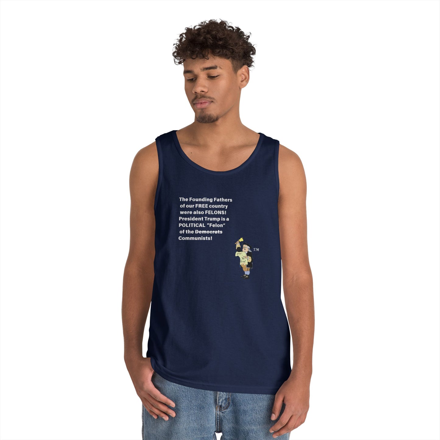 Founding Felons Tank Top - Unisex Heavy Cotton Style