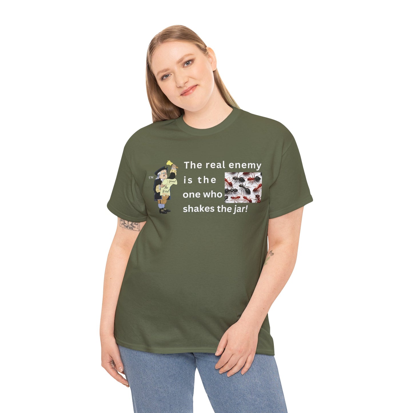 Who shook the Jar? Unisex Heavy Cotton Tee