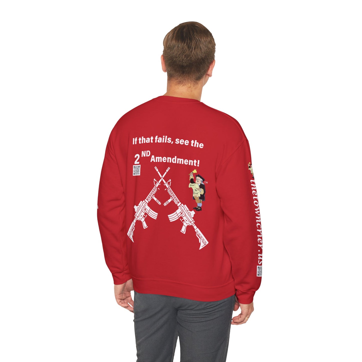 Felon for President! Unisex Heavy Blend™ Crewneck Sweatshirt