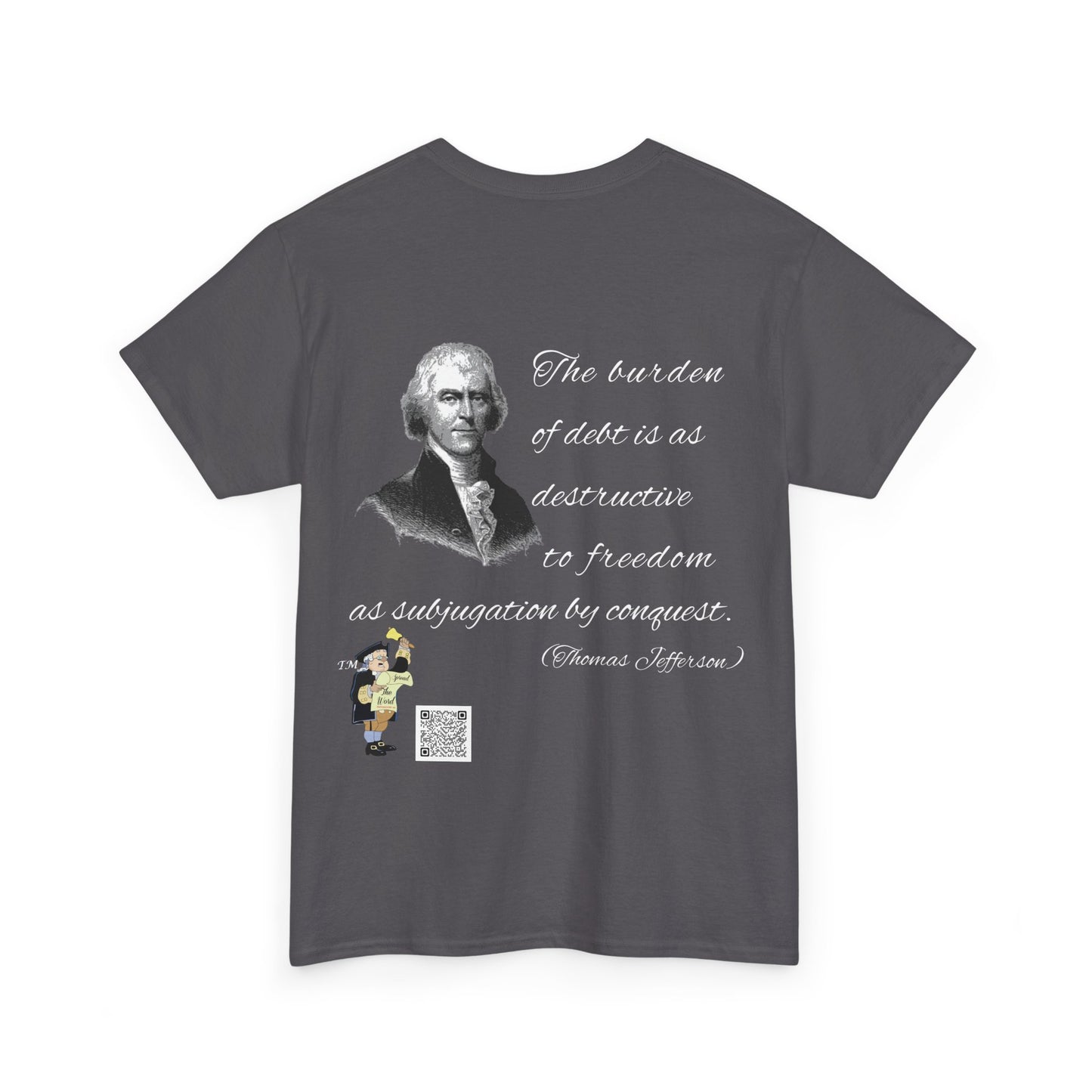 Thomas Jefferson Unisex Heavy Cotton Tee