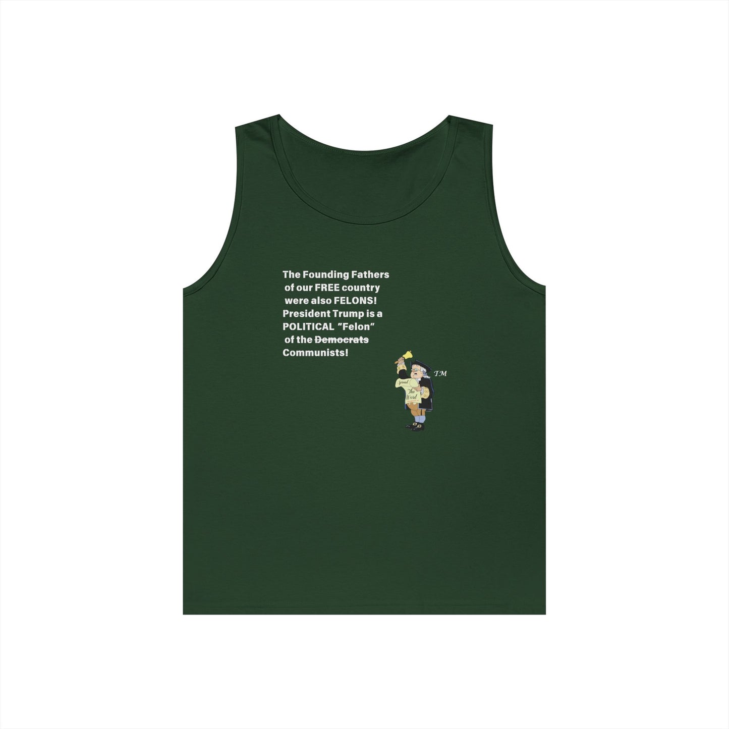 Founding Felons Tank Top - Unisex Heavy Cotton Style