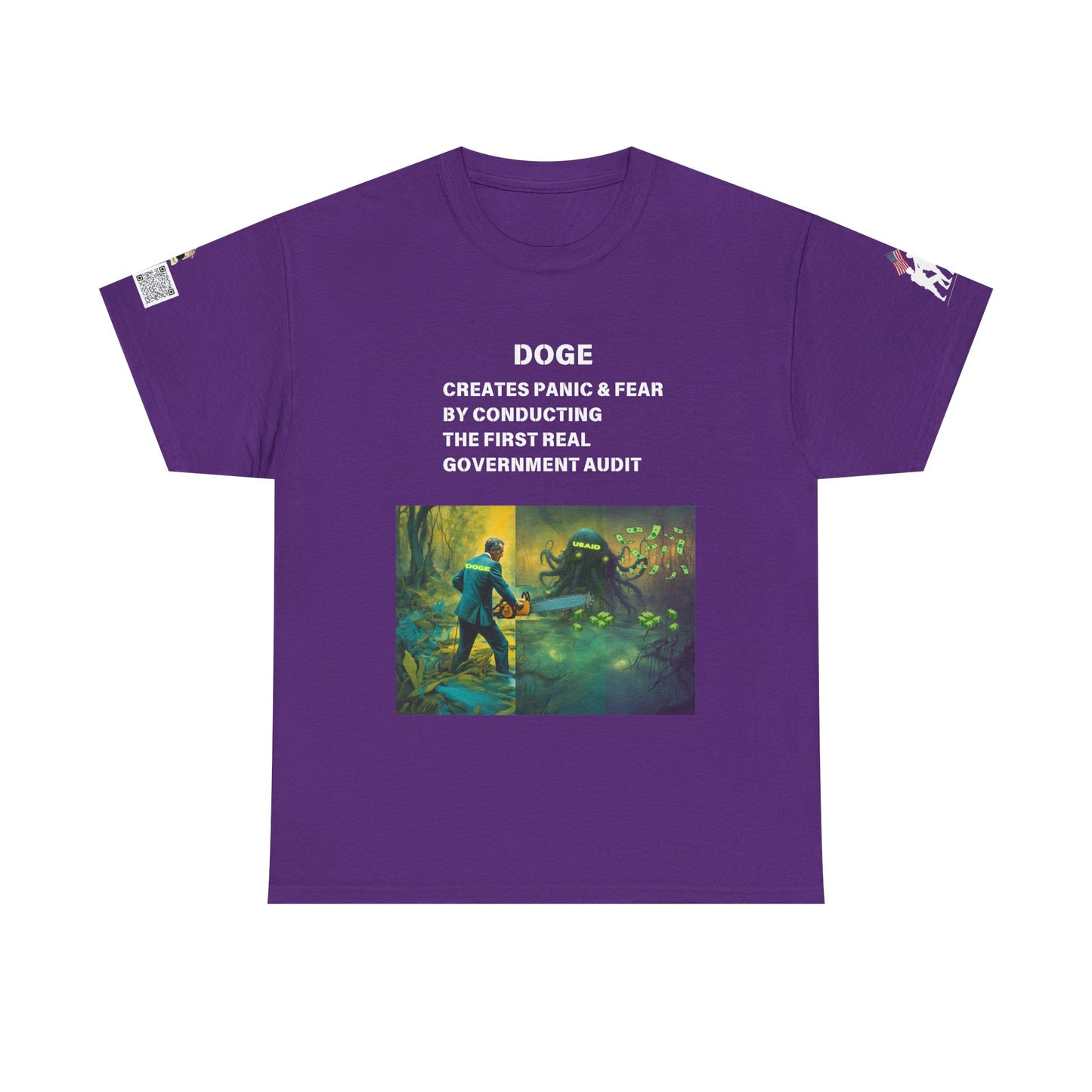 DOGE PANIC MONEY IN DC! Unisex Heavy Cotton Tee