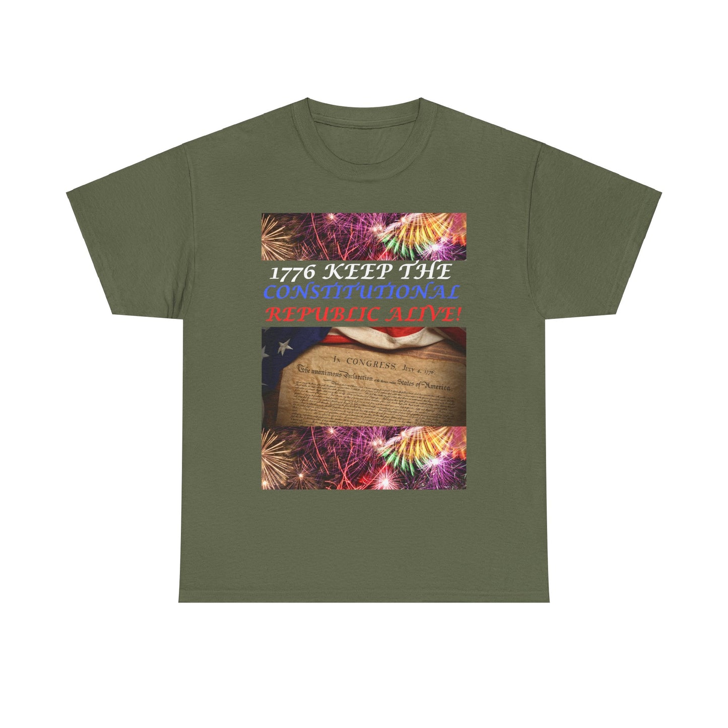 4th of July All Year Long! Unisex Heavy Cotton Tee