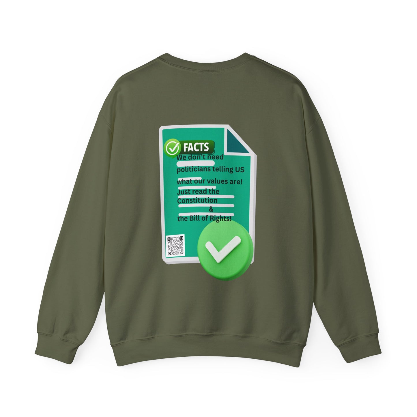 Fact check this! Unisex Heavy Blend™ Crewneck Sweatshirt