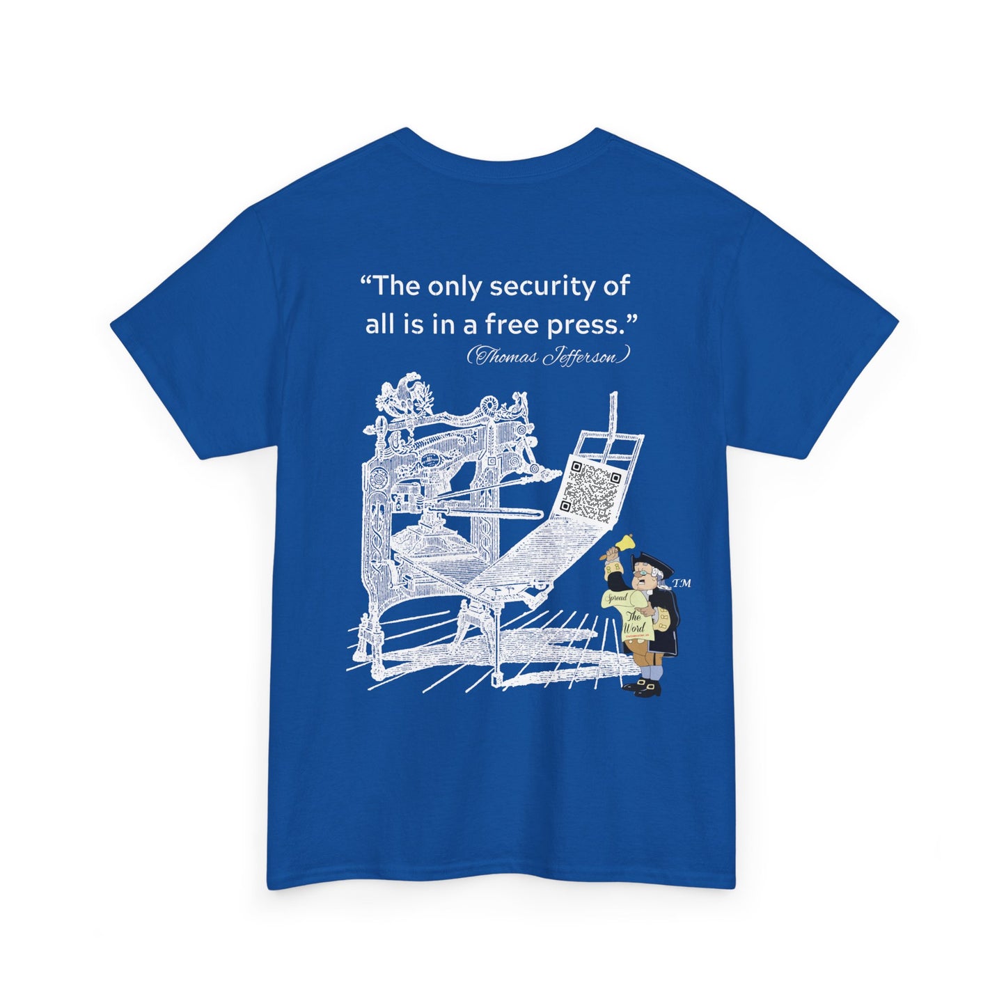 Freedom of Free Press Unisex Heavy Cotton Tee