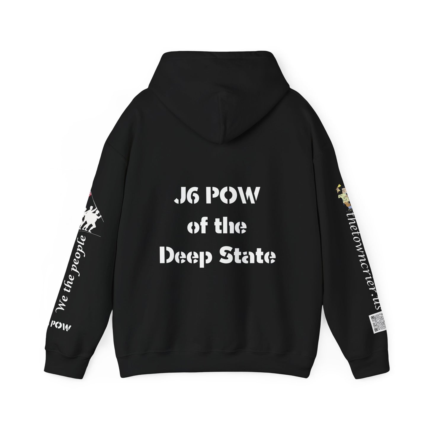 J6 POW of the Deep State! Unisex Heavy Blend™ Hooded Sweatshirt