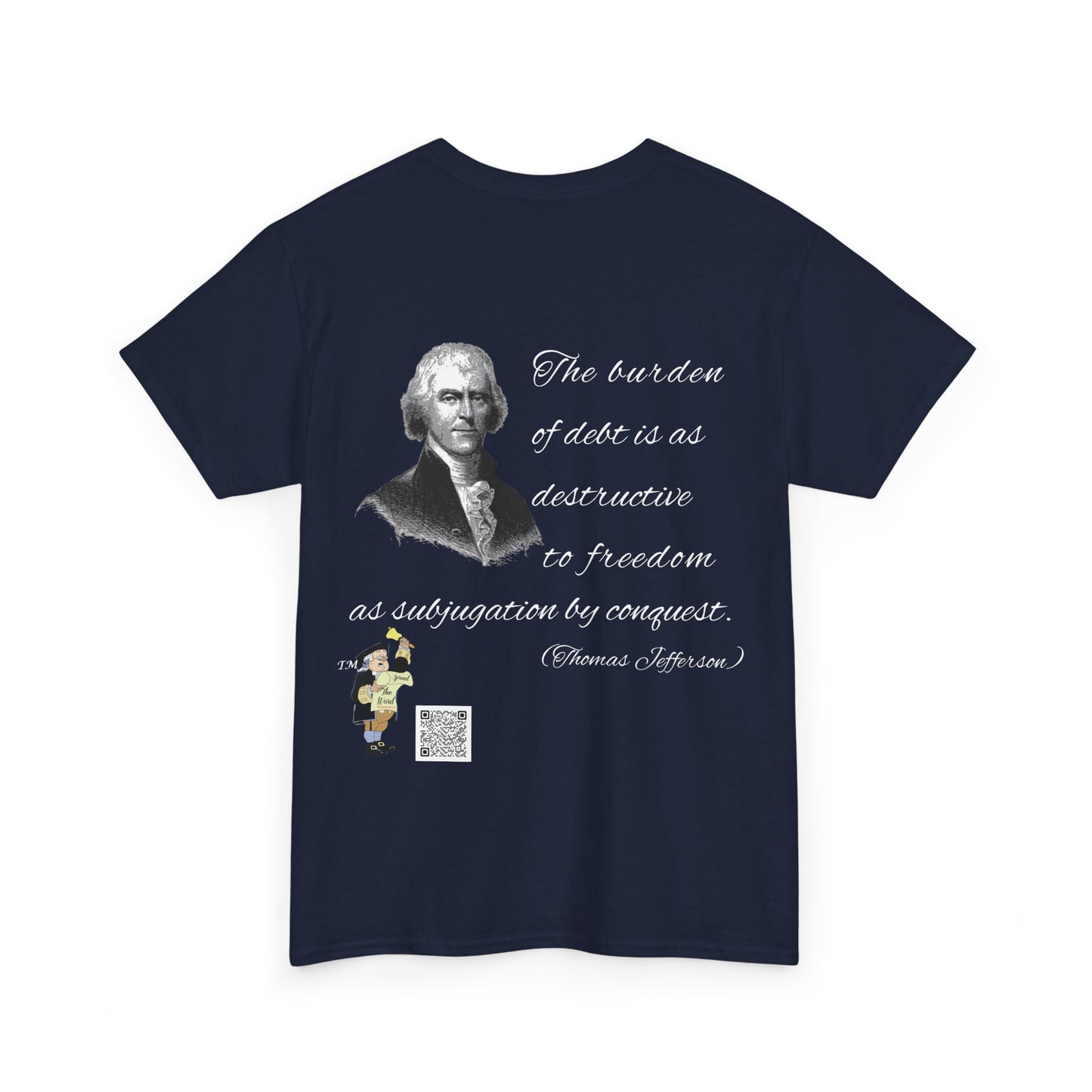 Thomas Jefferson Unisex Heavy Cotton Tee