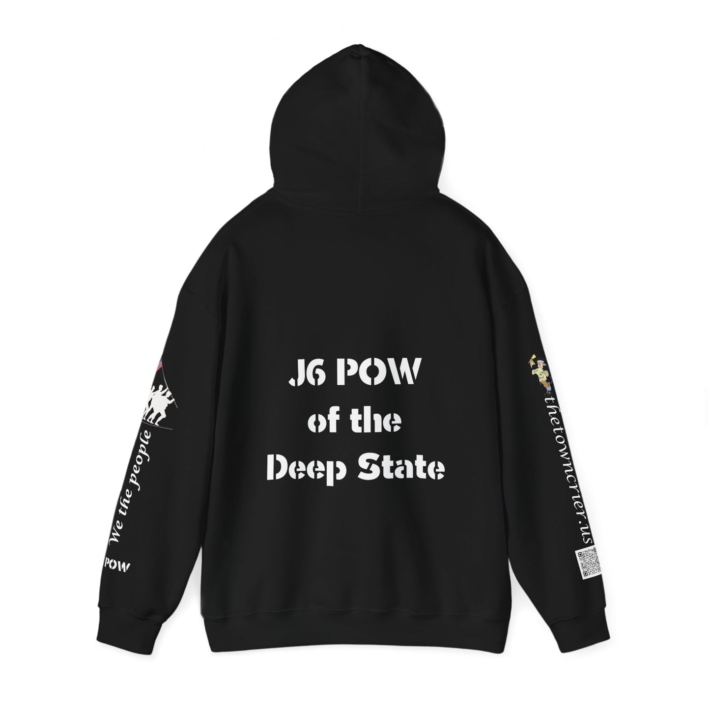 J6 POW of the Deep State! Unisex Heavy Blend™ Hooded Sweatshirt