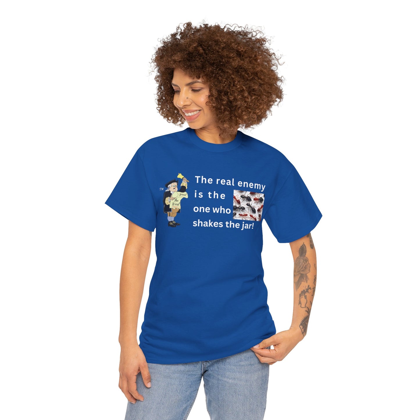 Who shook the Jar? Unisex Heavy Cotton Tee