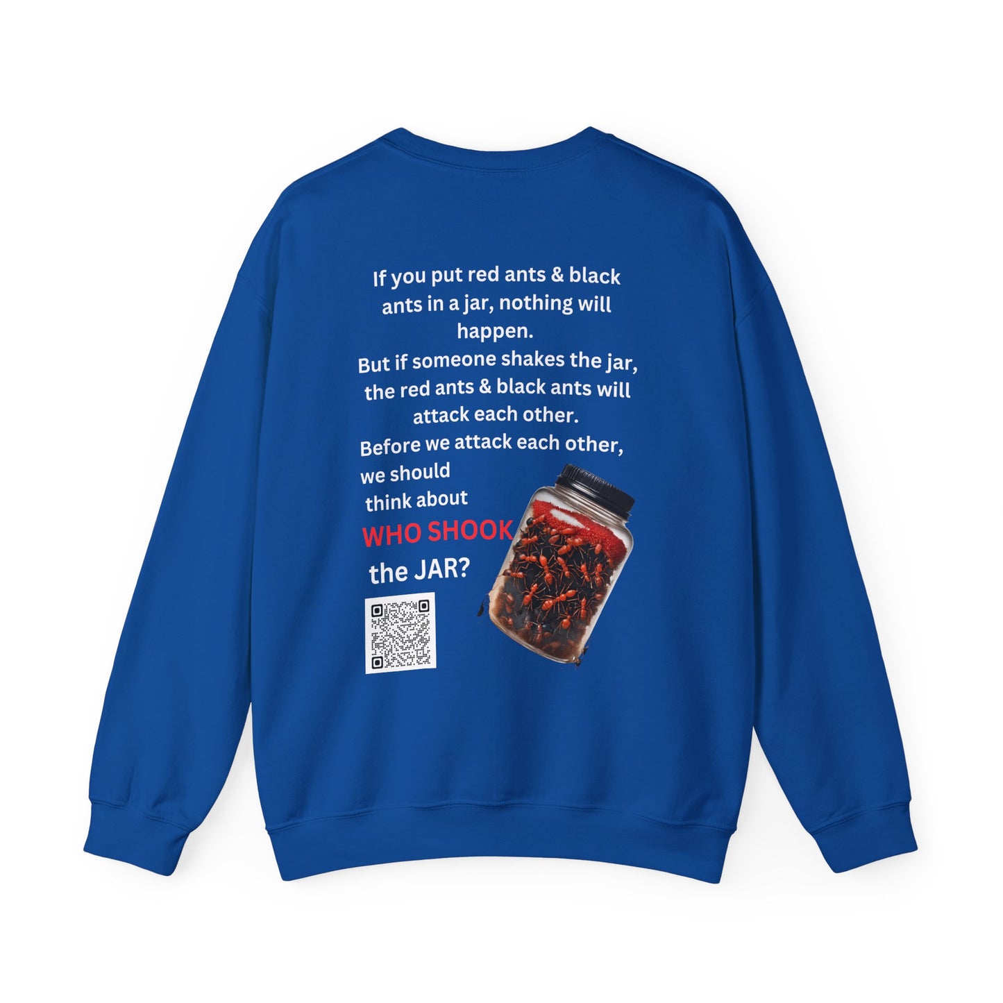 Who Shook the Jar? Unisex Heavy Blend™ Crewneck Sweatshirt