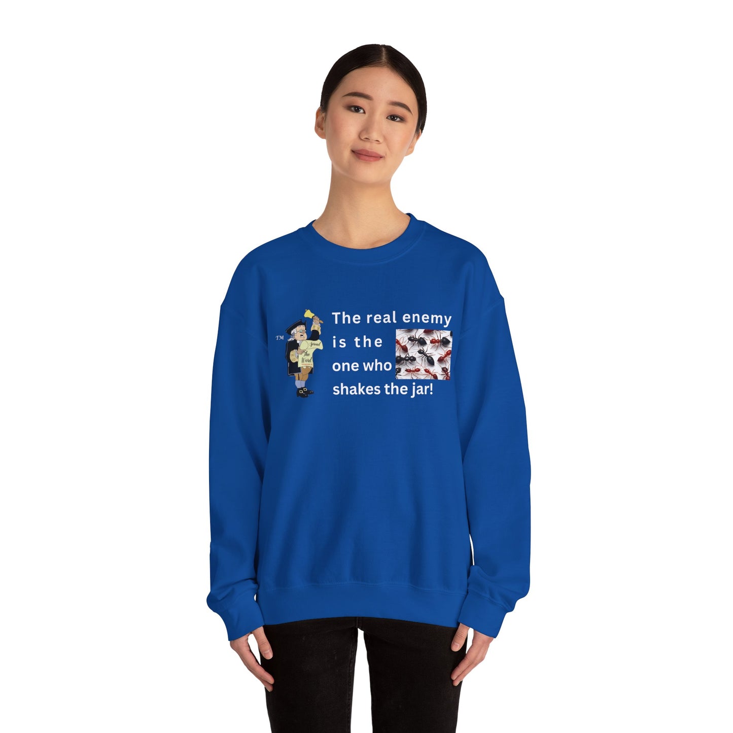 Who Shook the Jar? Unisex Heavy Blend™ Crewneck Sweatshirt