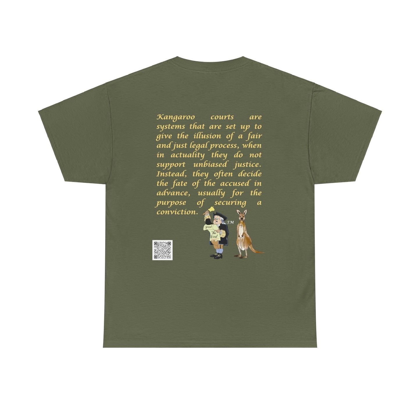 Kangaroo Court Unisex Heavy Cotton Tee