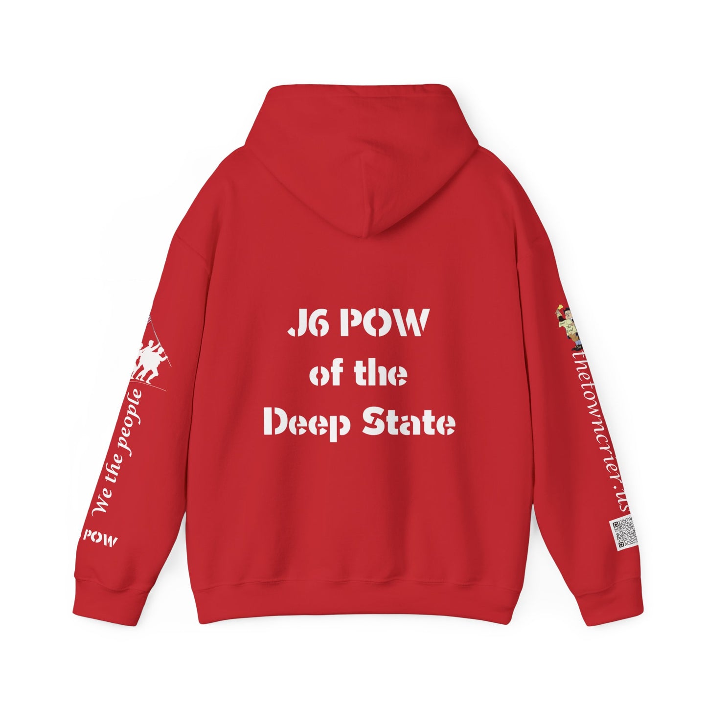 J6 POW of the Deep State! Unisex Heavy Blend™ Hooded Sweatshirt