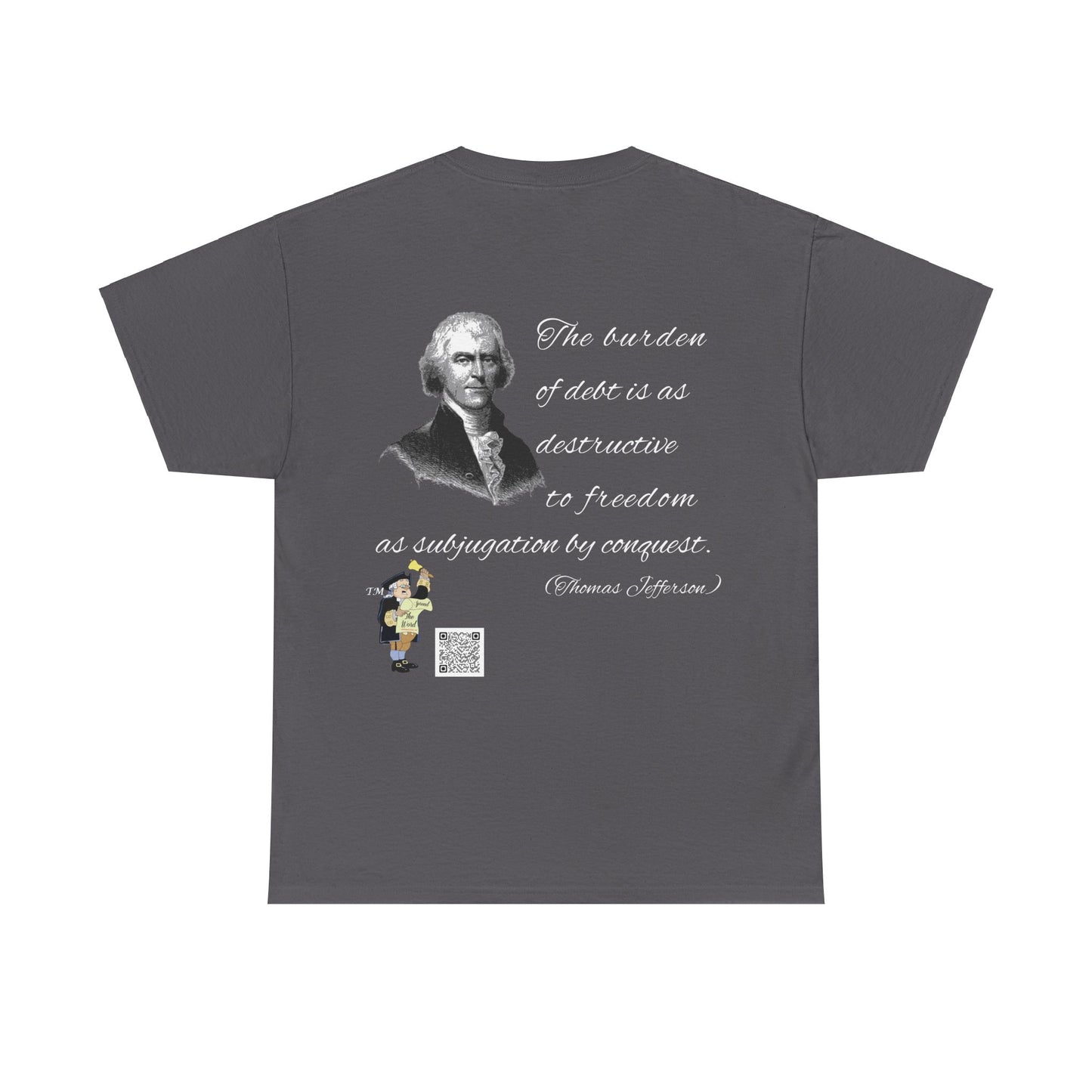 Thomas Jefferson Unisex Heavy Cotton Tee