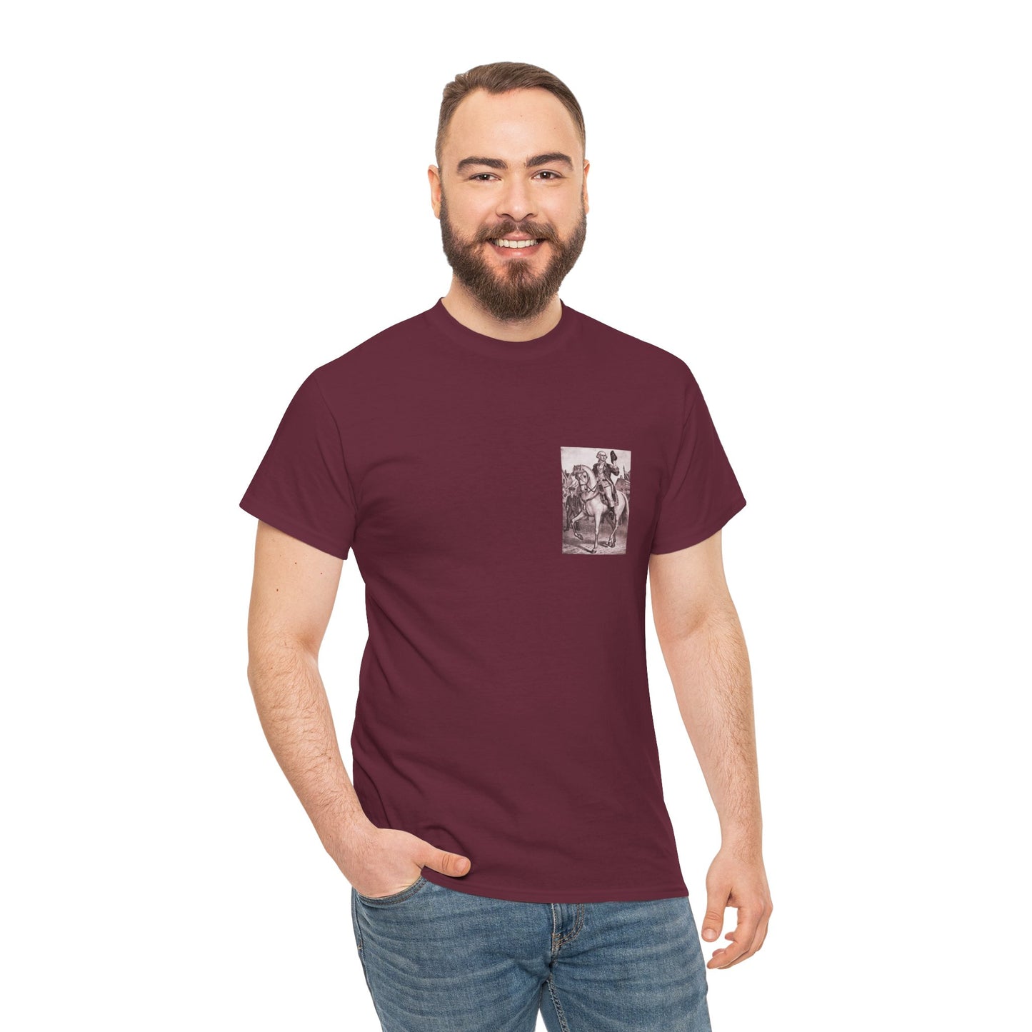 George Washington Unisex Heavy Cotton Tee