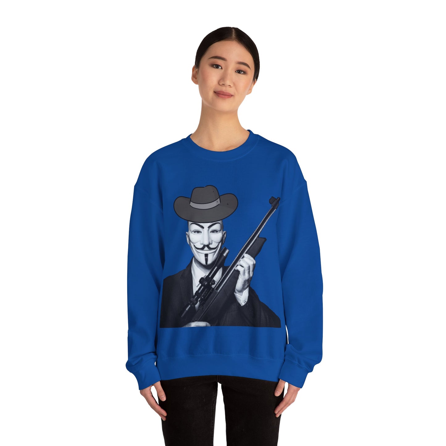 Guy Fawkes Unisex Heavy Blend™ Crewneck Sweatshirt